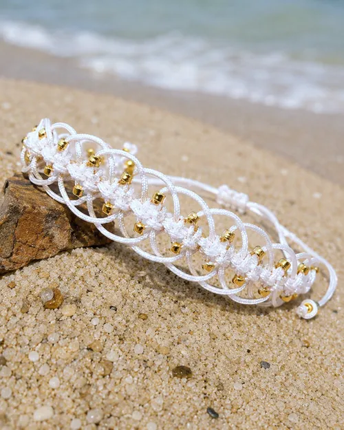 Pulseira de Macramê