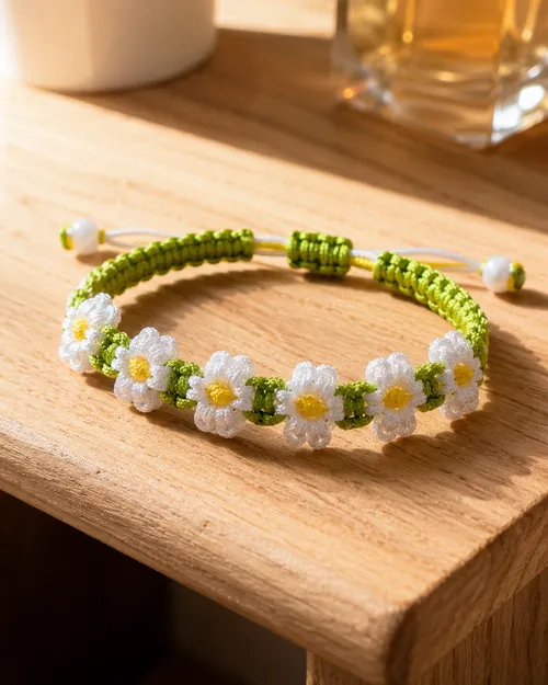 Pulseira de Macramê