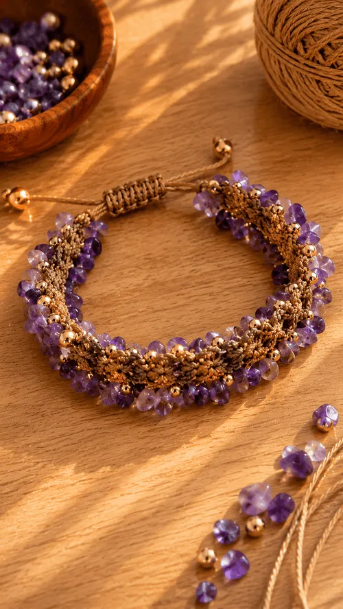 Pulseira Boho Missangas